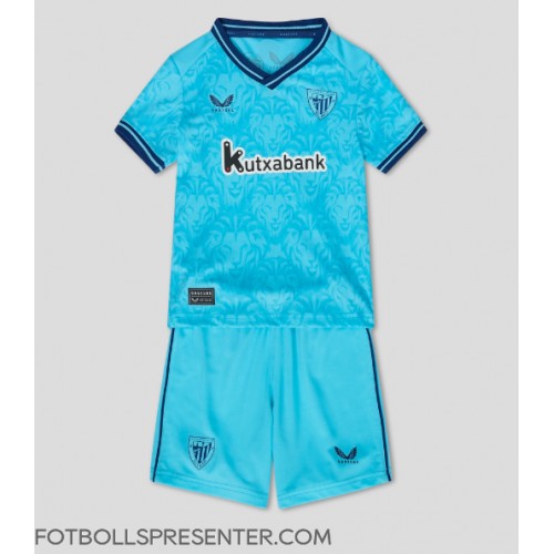 Athletic Bilbao Bortatröja Barn 2023-24 Kortärmad (+ korta byxor)